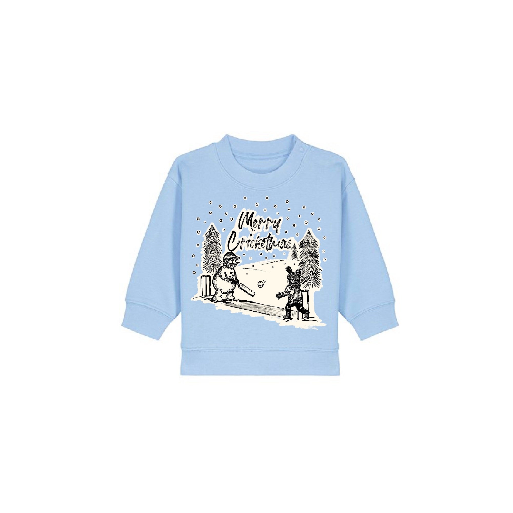 Baby Cricketmas Jumper- A Snowy Wicket