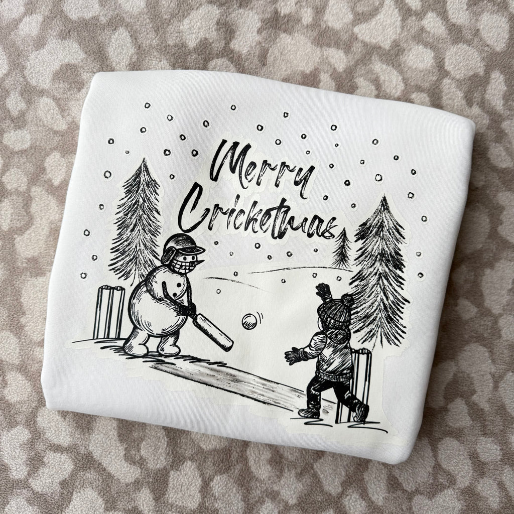 Mini Me Cricketmas Jumper- A Snowy Wicket
