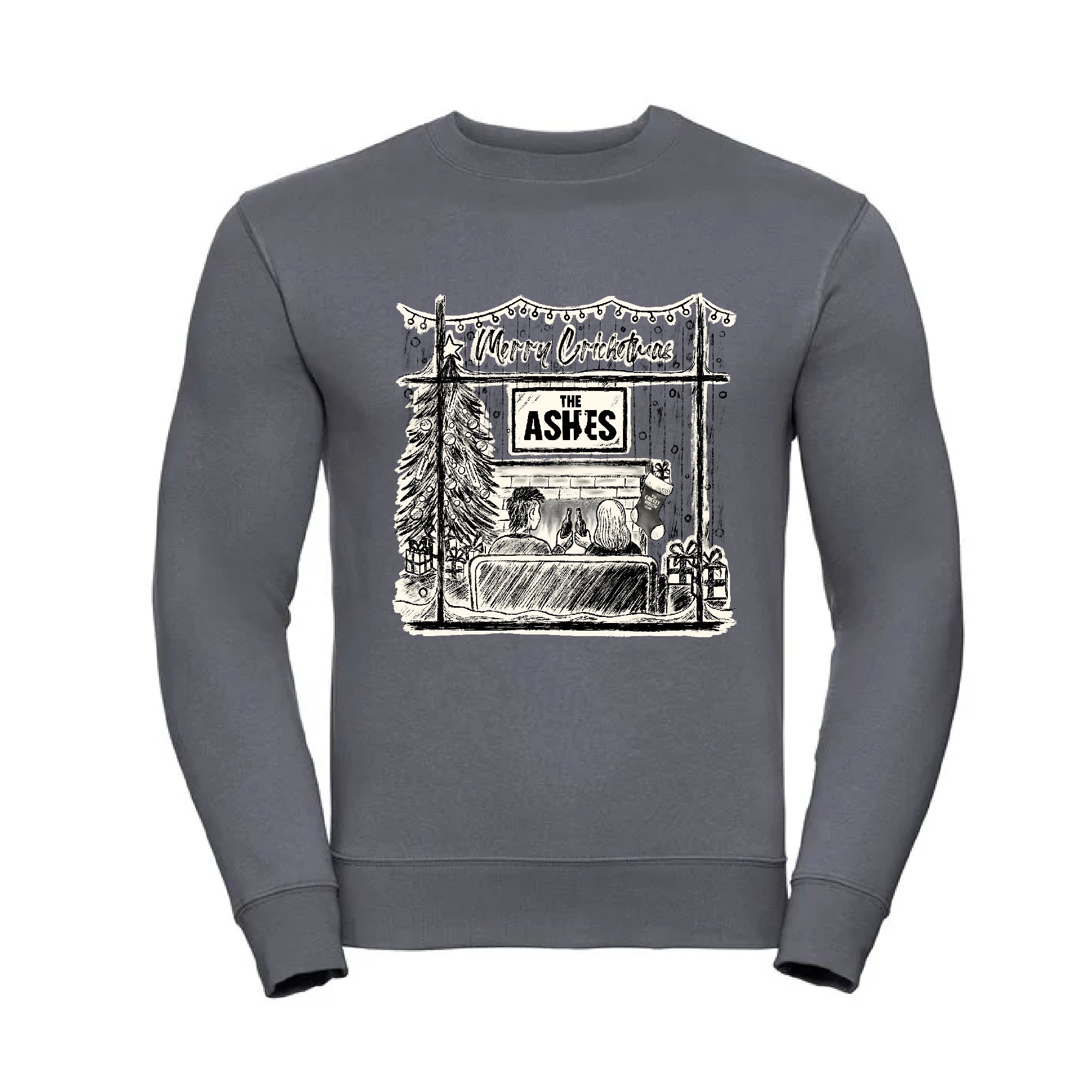 The Cricket Widow Club Christmas Jumper- A Cricketing Christmas