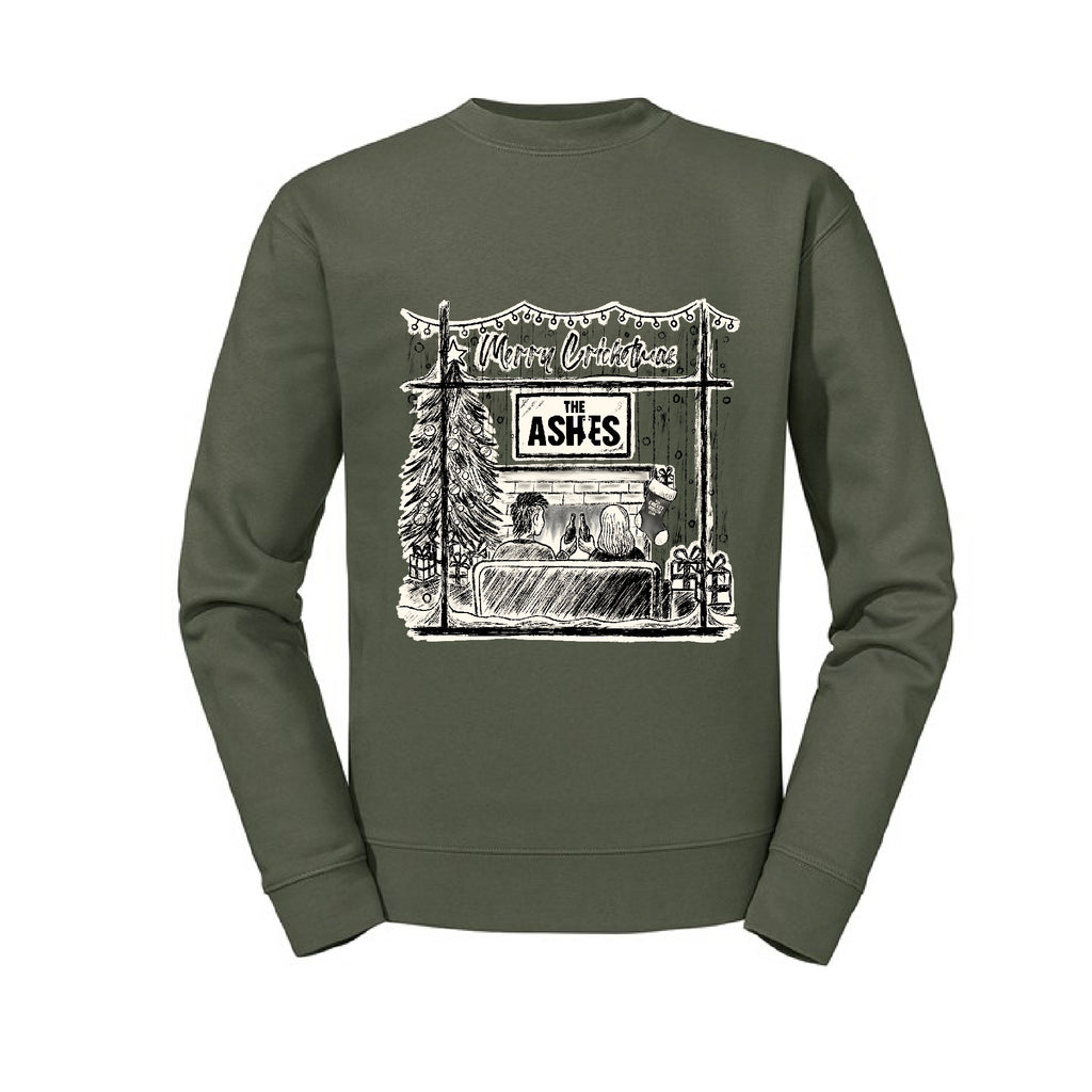 The Cricket Widow Club Christmas Jumper- A Cricketing Christmas